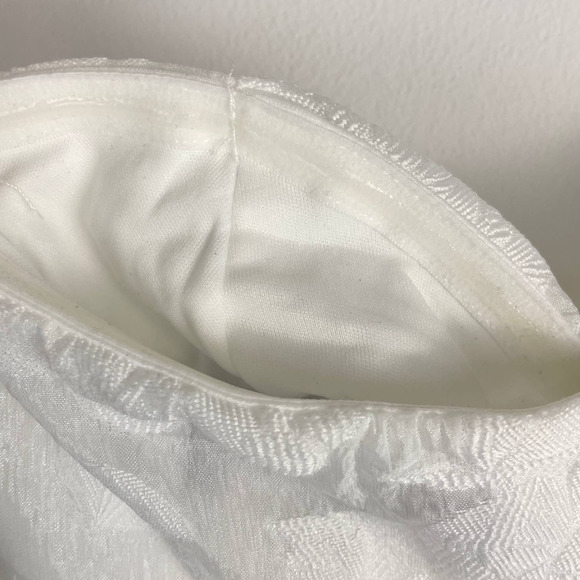 Lulu's From This Day Floral Jacquard Strapless Midi Dress In White Small New - Picture 14 of 16